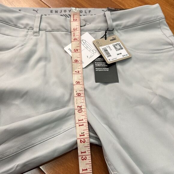 NWT Puma Dealer Golf Ash Gray SPF 50 Pants Size 28/30 - Picture 11 of 12